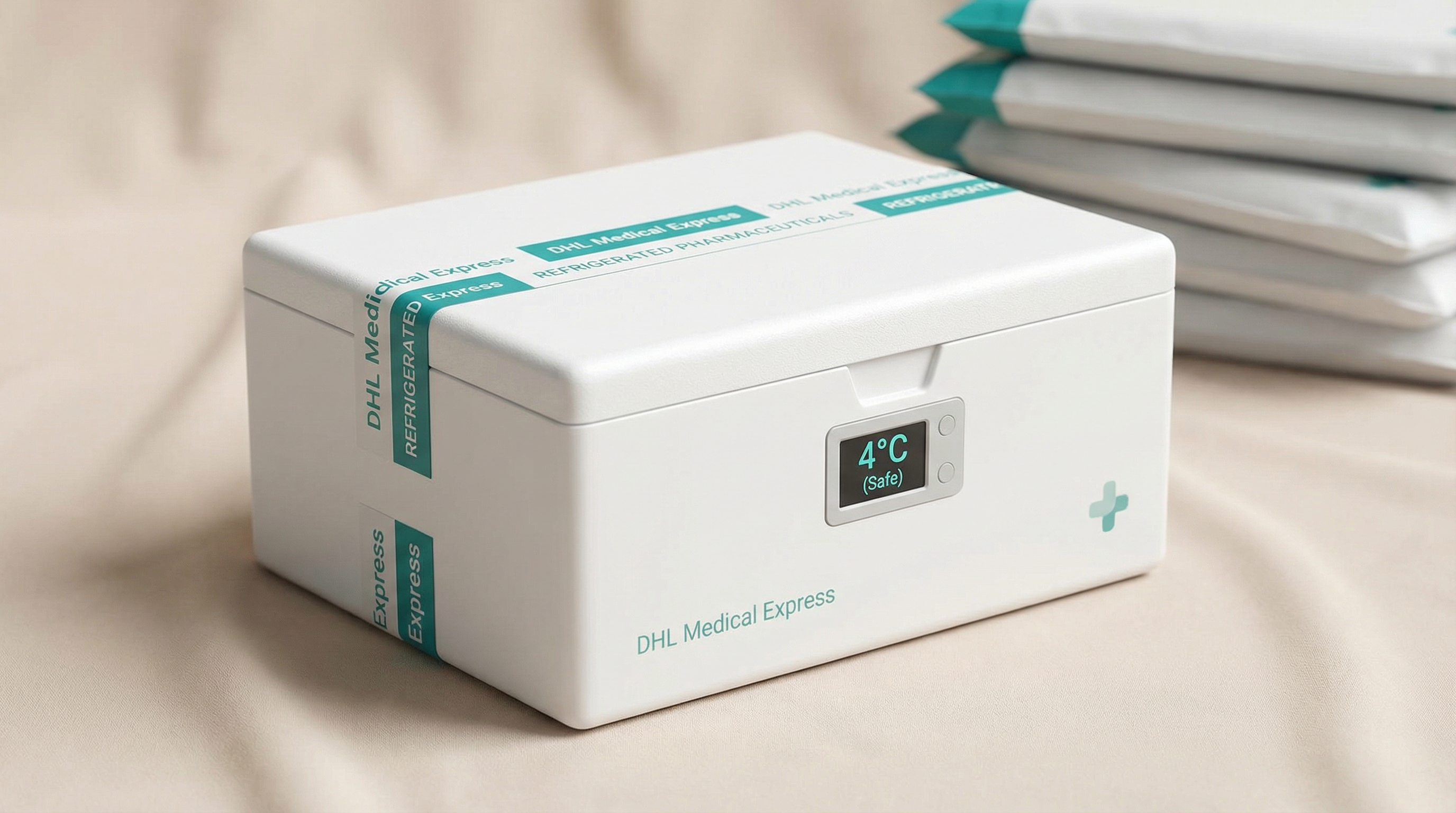 Secure refrigerated medical delivery